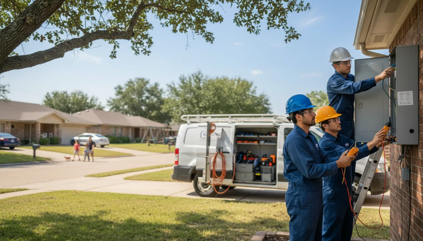 Certified electrician providing emergency electrical services in Mount Calvary, WI